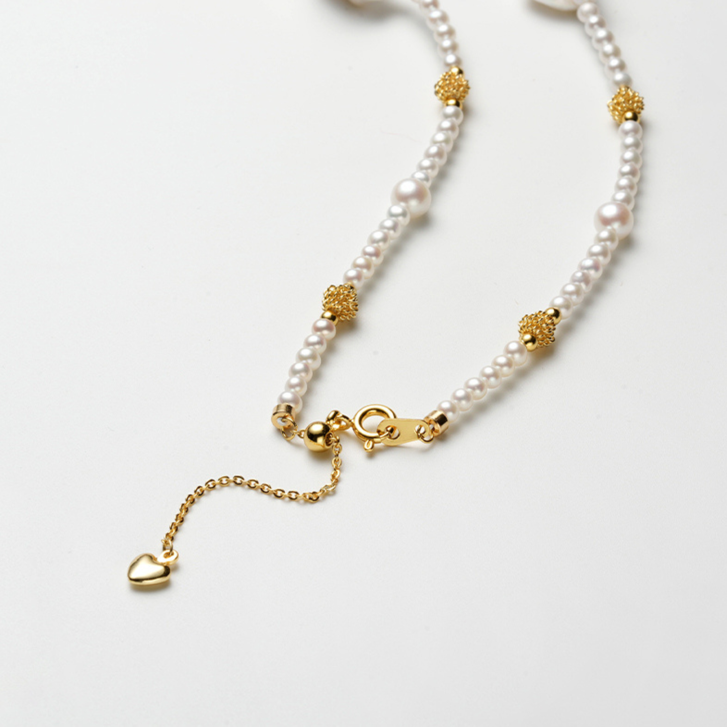 Amélie - French Vintage Baroque Pearl 65cm Chain