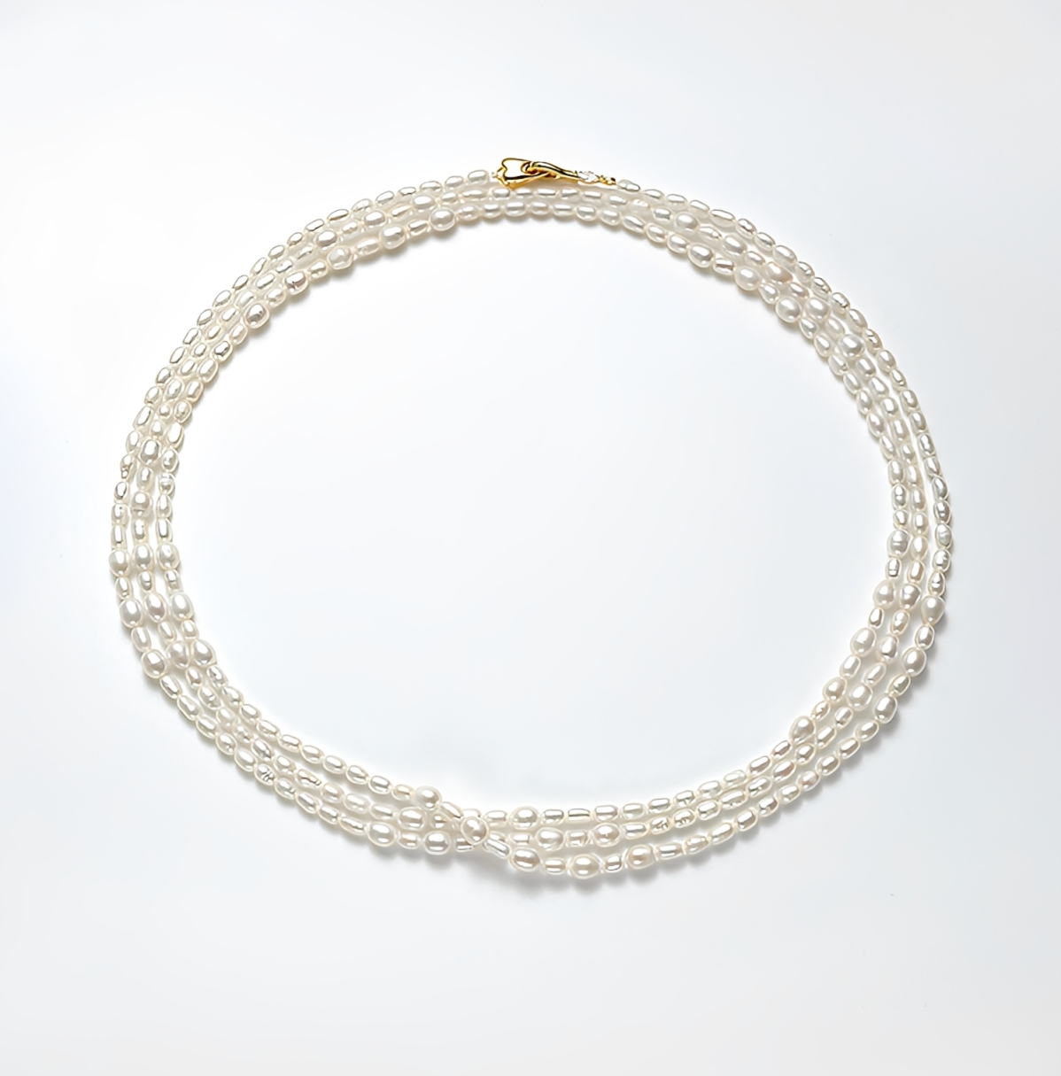 The Colette Necklace - 160cm Versatile Multi-Wear Rice Pearl Rope